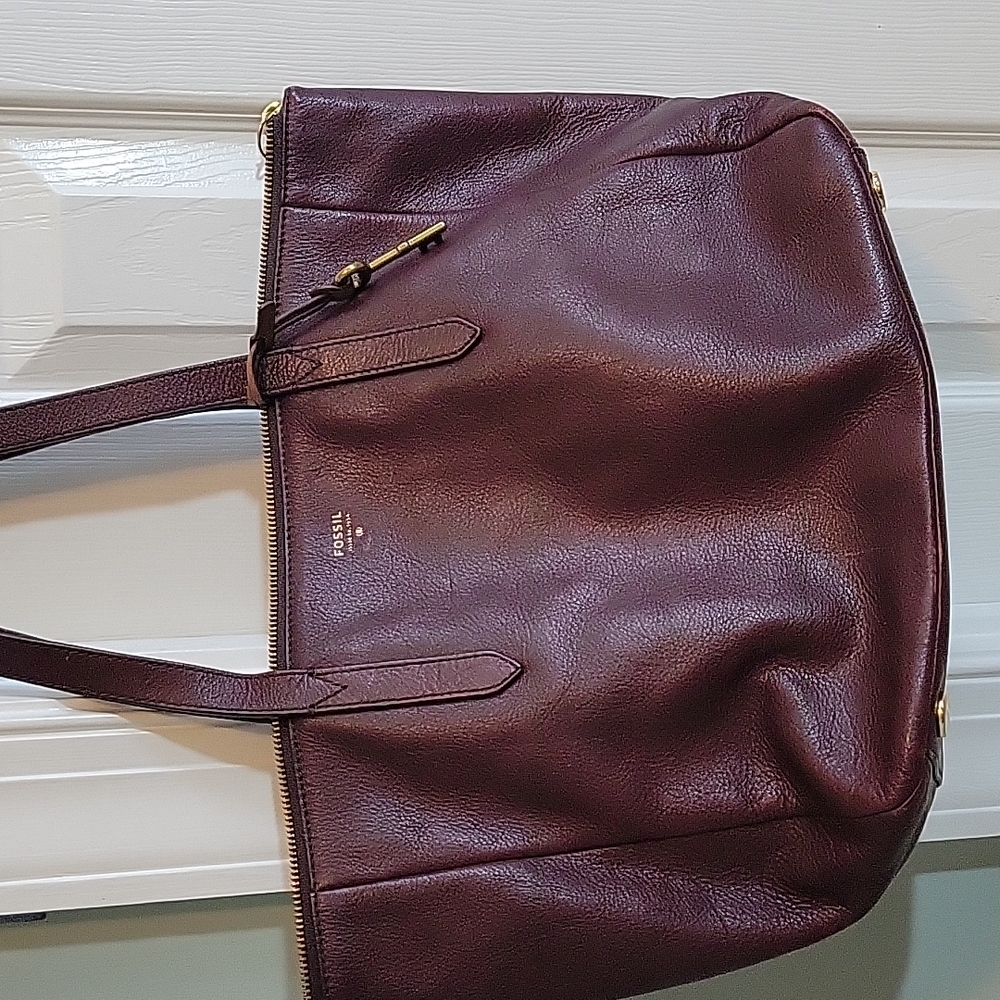 Fossil Sydney Shopper Burgundy